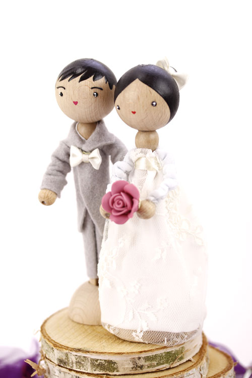 Poupée Mariage Mrs & Mr Purple - Cliquez sur l'image pour la fermer