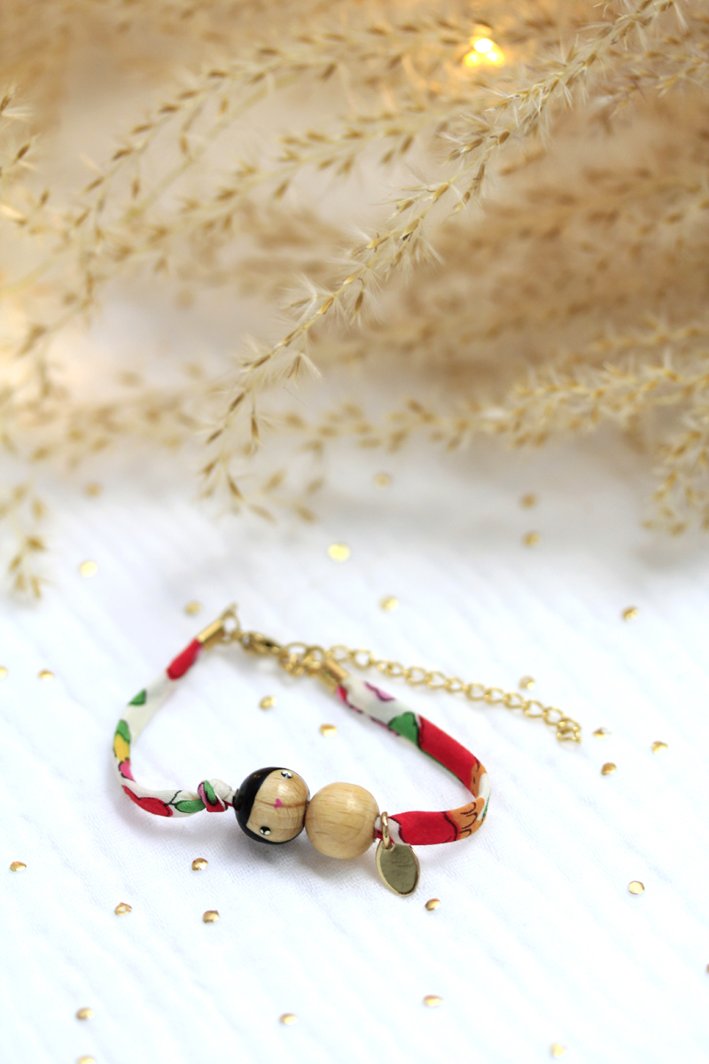 Bracelet Liberty Fermoir Betsy Mandarine Enfant